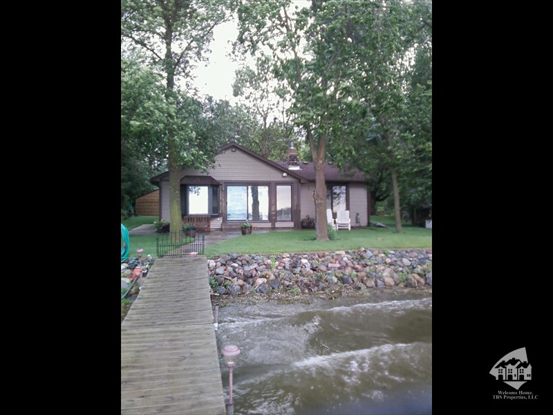 Lake side of house